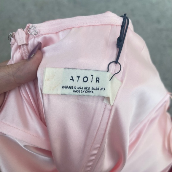 Atoir The Rosalie Mini Dress in Pink & Red Revolve Size M 6 - Picture 8 of 12